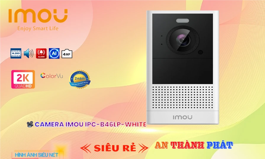 Camera Imou Dùng Pin IPC-B46LP-White Camera Imou Dùng Pin IPC-B46LP-White