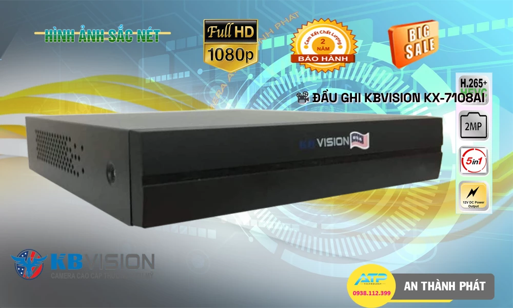 KX-7108Ai sắc nét KBvision KX-7108Ai sắc nét KBvision