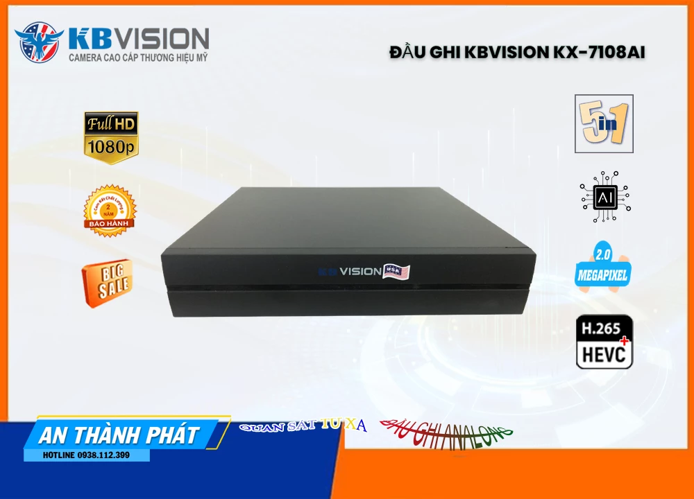KX-7108Ai sắc nét KBvision KX-7108Ai sắc nét KBvision