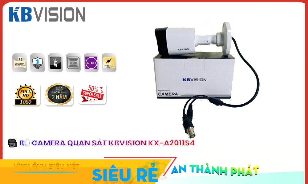 KX-A2011S4 Camera Giá Rẻ KBvision KX-A2011S4 Camera Giá Rẻ KBvision