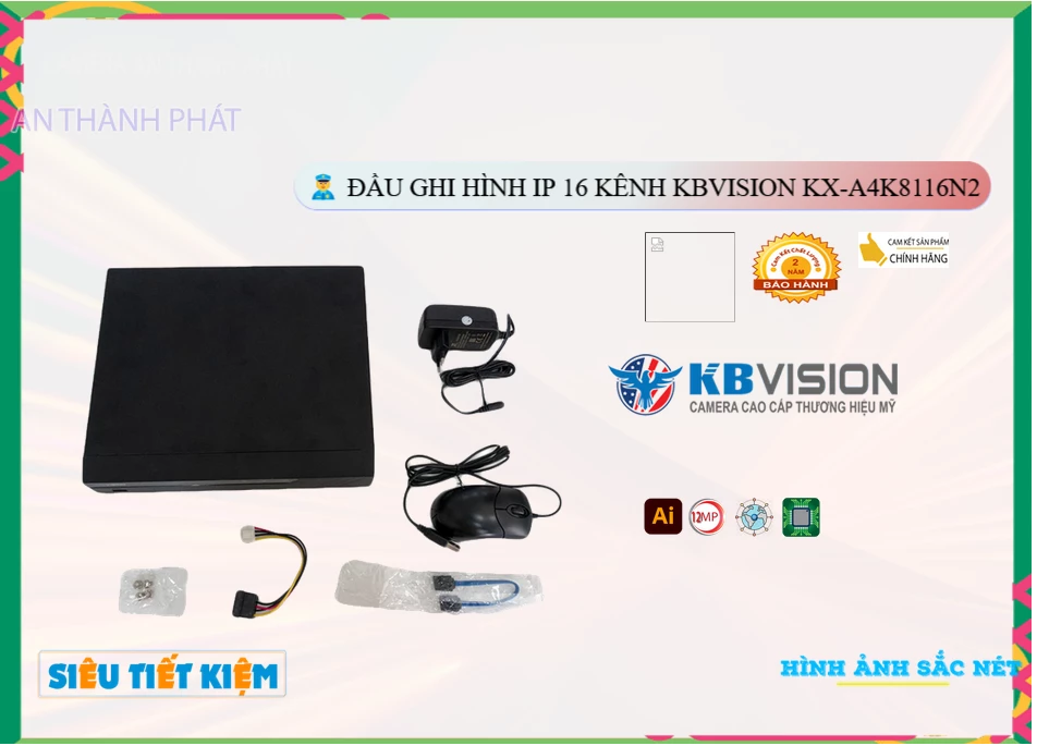 KX-A4K8116N2 sắc nét KBvision KX-A4K8116N2 sắc nét KBvision