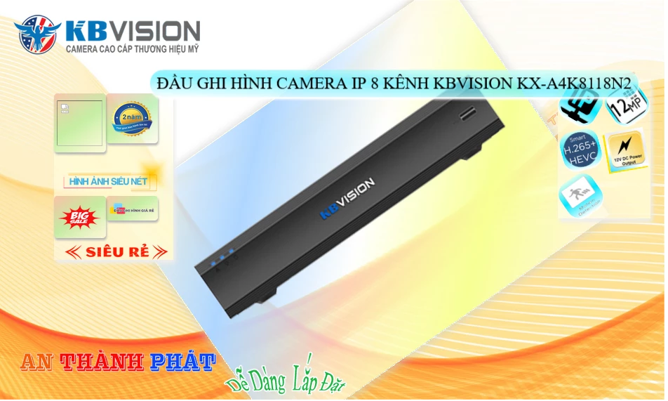 KX-A4K8118N2 sắc nét KBvision KX-A4K8118N2 sắc nét KBvision