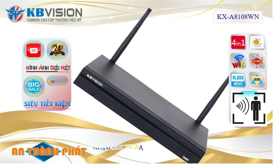 KX-A8108WN sắc nét KBvision KX-A8108WN sắc nét KBvision