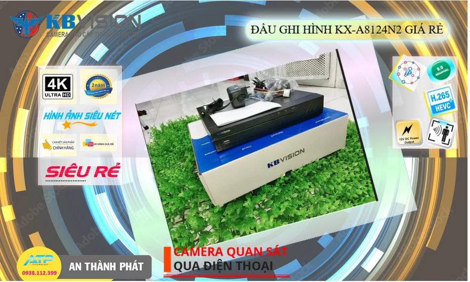KX-A8124N2 sắc nét KBvision ➠