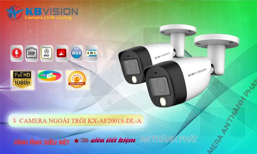 KX-AF2001S-DL-A HD Anlog Camera Giám Sát Công Nghệ Mới