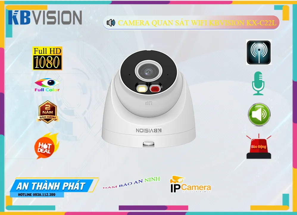 KX-C22L sắc nét KBvision KX-C22L sắc nét KBvision