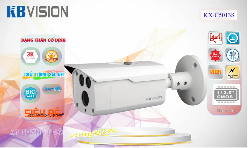 KX-C5013S sắc nét KBvision