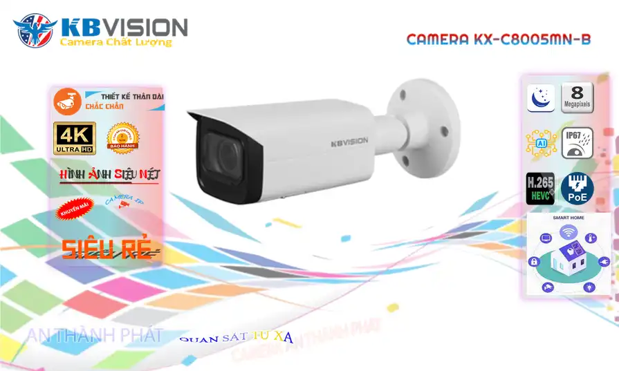 KX-C8005MN-B sắc nét KBvision