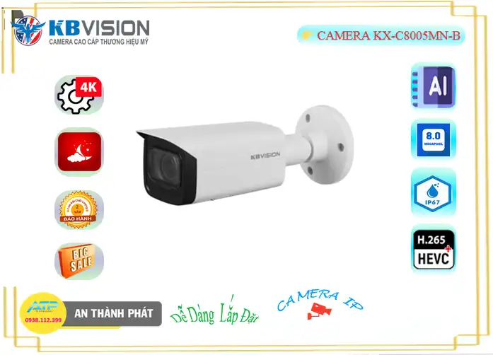 KX-C8005MN-B sắc nét KBvision