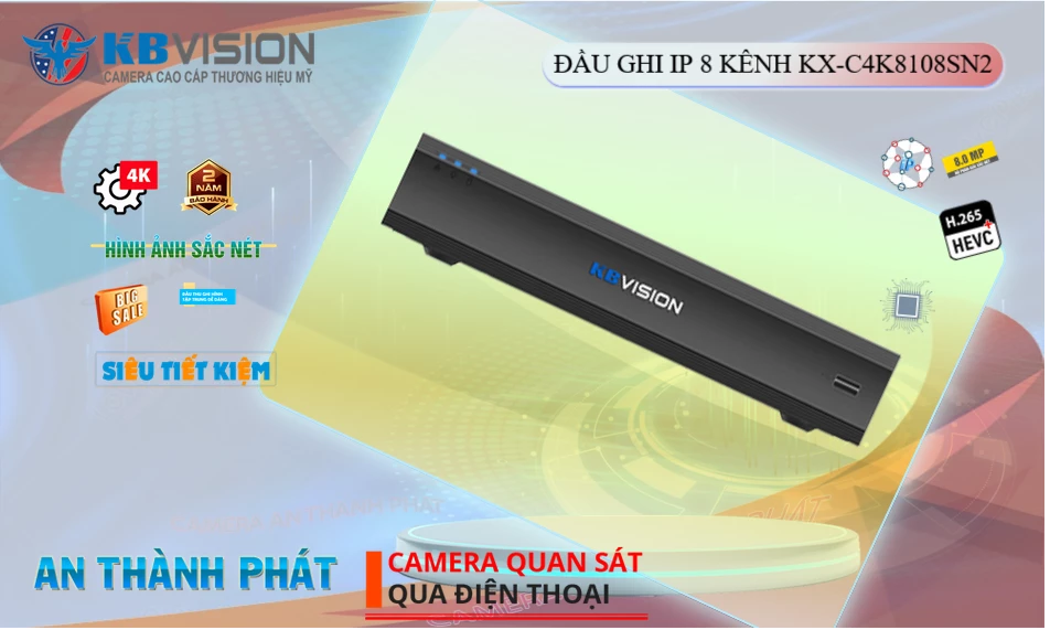 ➠ KX-CAi4K8104N2 sắc nét KBvision ➠ KX-CAi4K8104N2 sắc nét KBvision