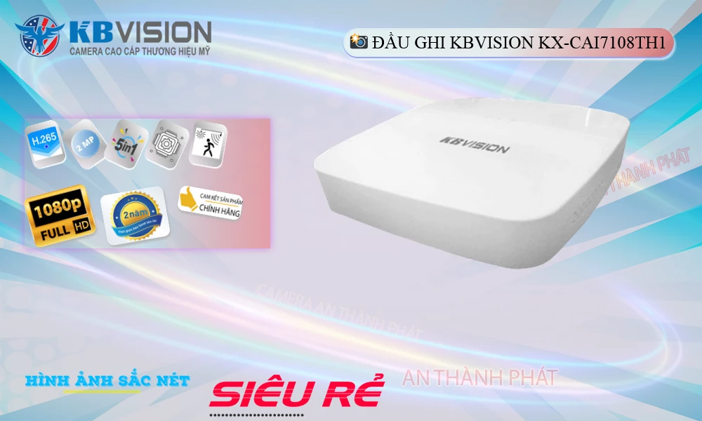 KX-CAi7108TH1 sắc nét KBvision KX-CAi7108TH1 sắc nét KBvision