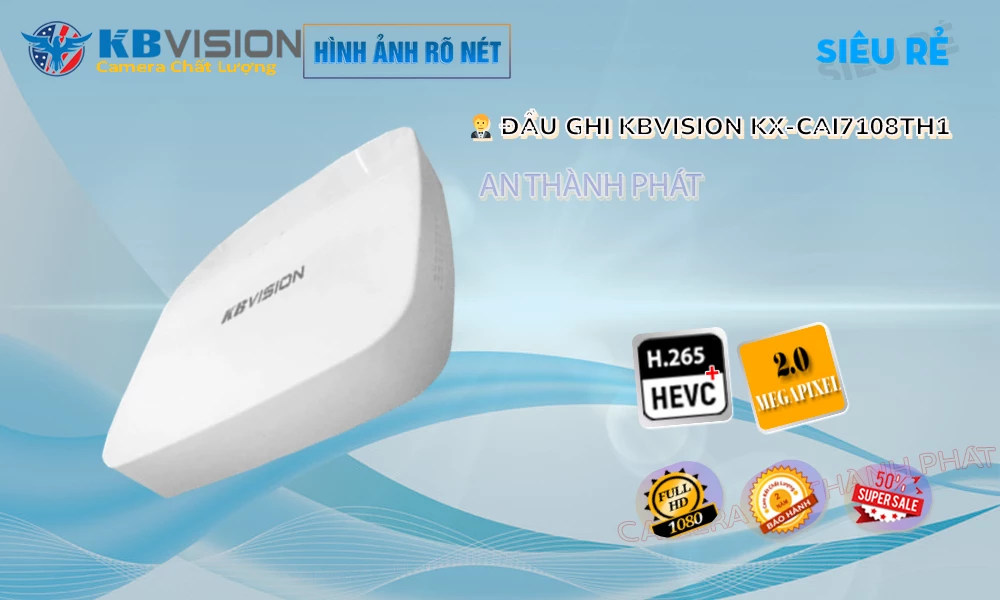 KX-CAi7108TH1 sắc nét KBvision KX-CAi7108TH1 sắc nét KBvision
