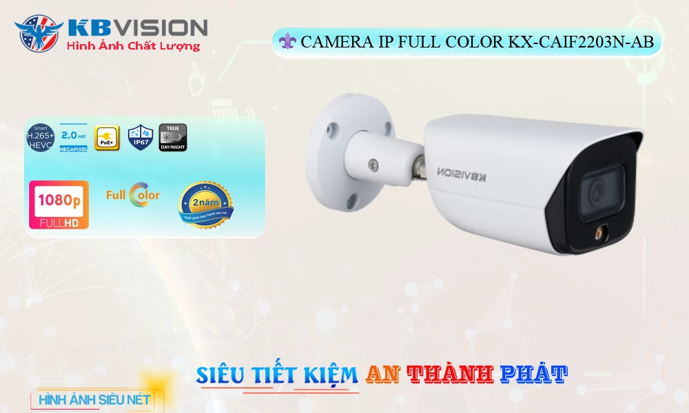 ➠  KX-CAiF2203N-AB sắc nét KBvision