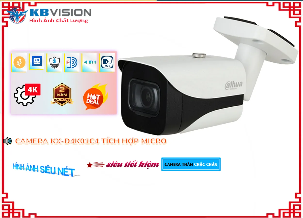 KX-D4K01C4 sắc nét KBvision KX-D4K01C4 sắc nét KBvision