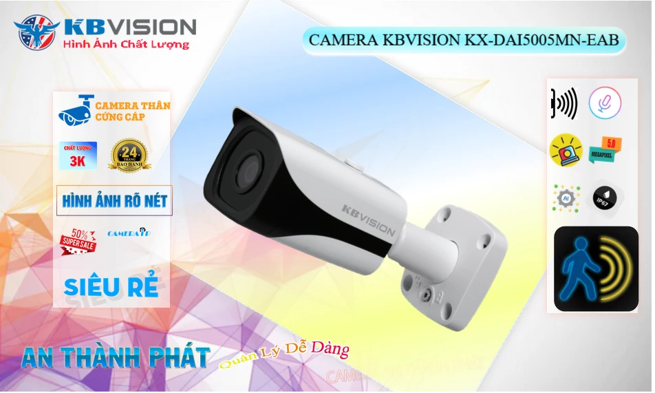 KX-DAi5005MN-EAB sắc nét KBvision KX-DAi5005MN-EAB sắc nét KBvision