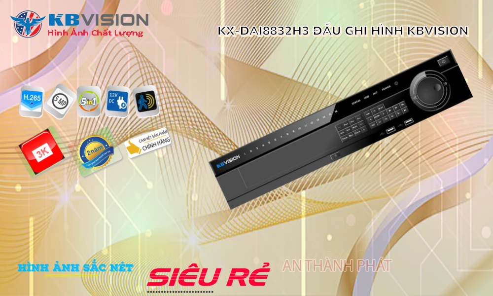 KX-DAi8832H3 sắc nét KBvision