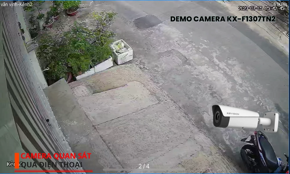 KX-F1307TN2 sắc nét KBvision KX-F1307TN2 sắc nét KBvision