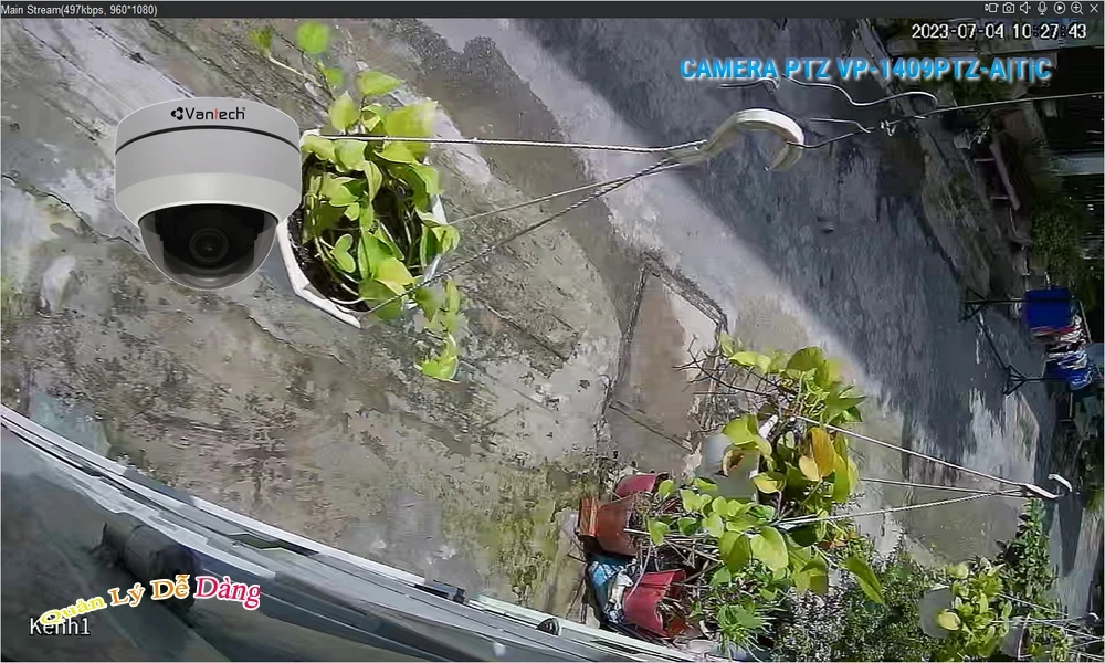 VP-1409PTZ-A|T|C Camera Công Nghệ HD VanTech