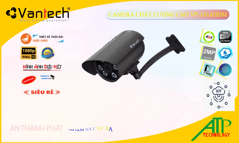 VP-143AHDM Camera VanTech Chức Năng Cao Cấp VP-143AHDM Camera VanTech Chức Năng Cao Cấp