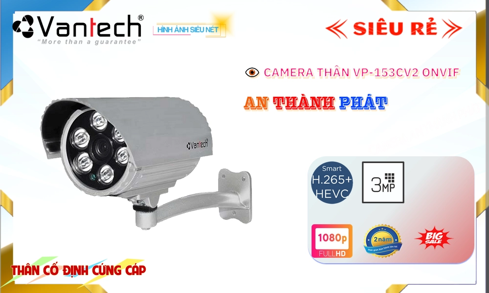 Camera An Ninh VanTech VP-153CV2 Chức Năng Cao Cấp Camera An Ninh VanTech VP-153CV2 Chức Năng Cao Cấp