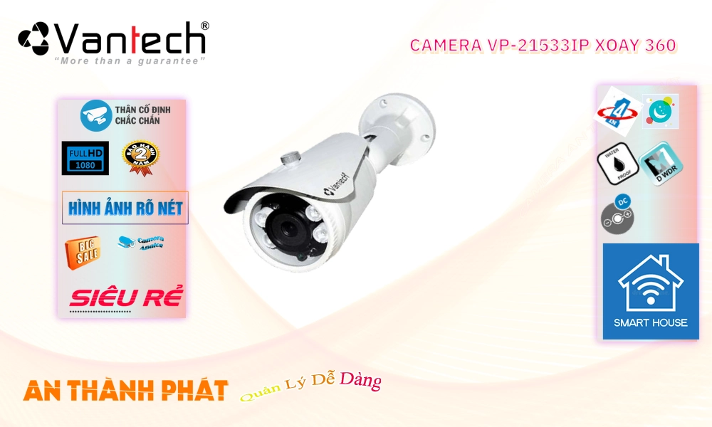 Camera VanTech VP-2167AHD Tiết Kiệm