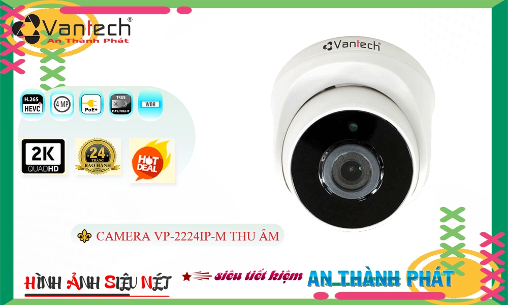Camera VanTech VP-2224IP-M Mẫu Đẹp ✲ Camera VanTech VP-2224IP-M Mẫu Đẹp ✲