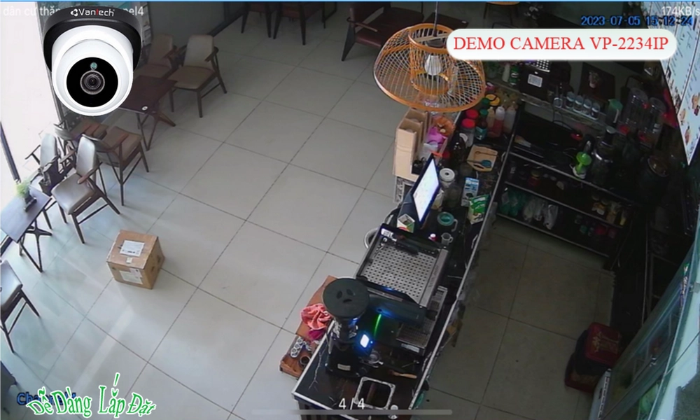 Camera VanTech VP-2234IP Tiết Kiệm Camera VanTech VP-2234IP Tiết Kiệm