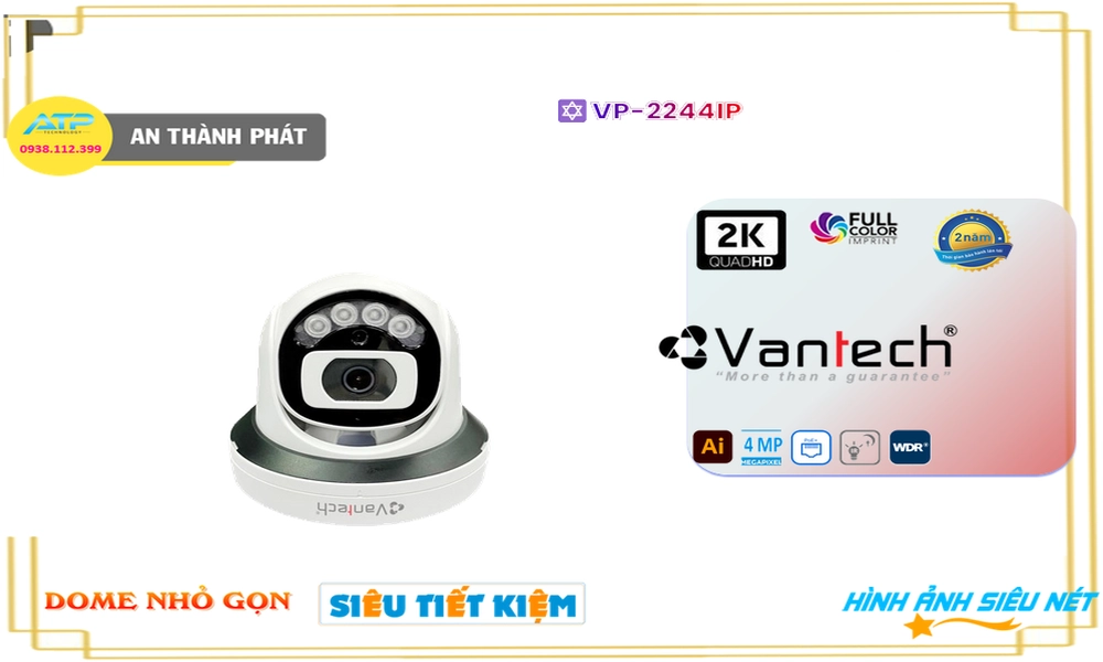 VP-2244IP Ip POE Sắc Nét Camera Giám Sát Chức Năng Cao Cấp VP-2244IP Ip POE Sắc Nét Camera Giám Sát Chức Năng Cao Cấp
