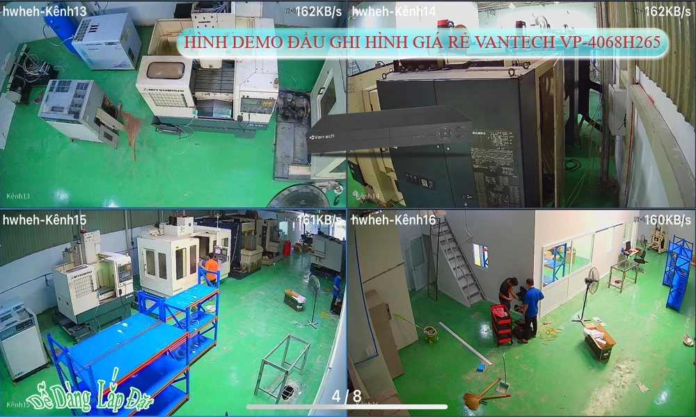 ✲  VP-4068H265 Đầu Thu VanTech