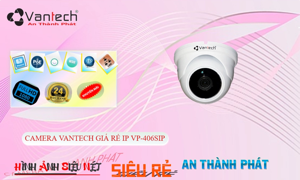VP-406SIP Camera Chính Hãng VanTech VP-406SIP Camera Chính Hãng VanTech
