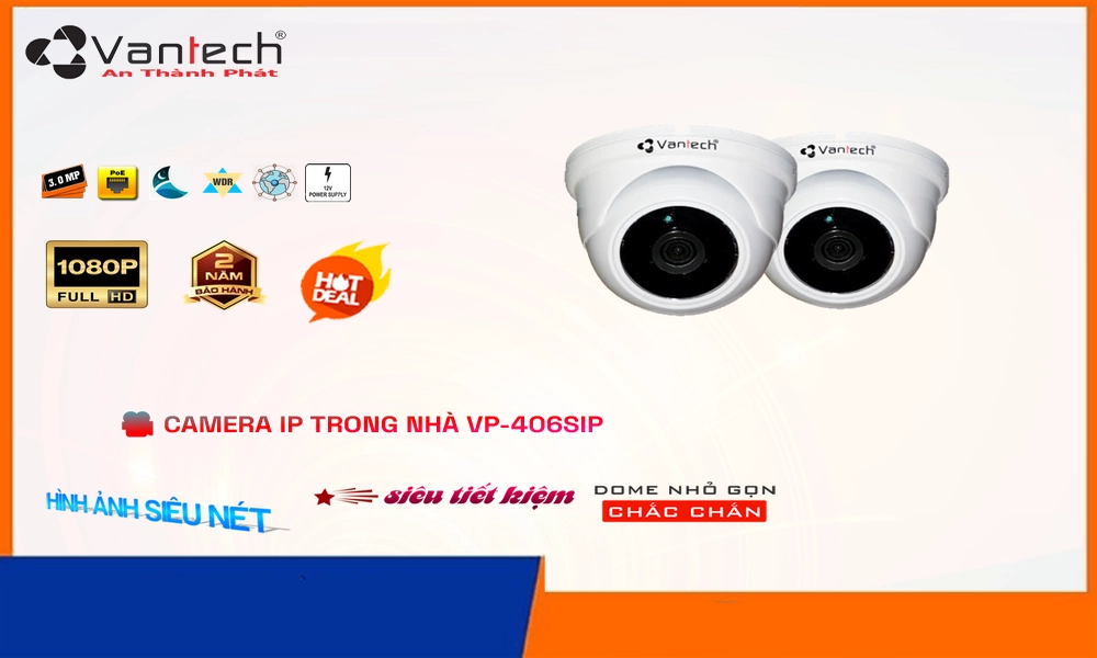 VP-406SIP Camera Chính Hãng VanTech VP-406SIP Camera Chính Hãng VanTech