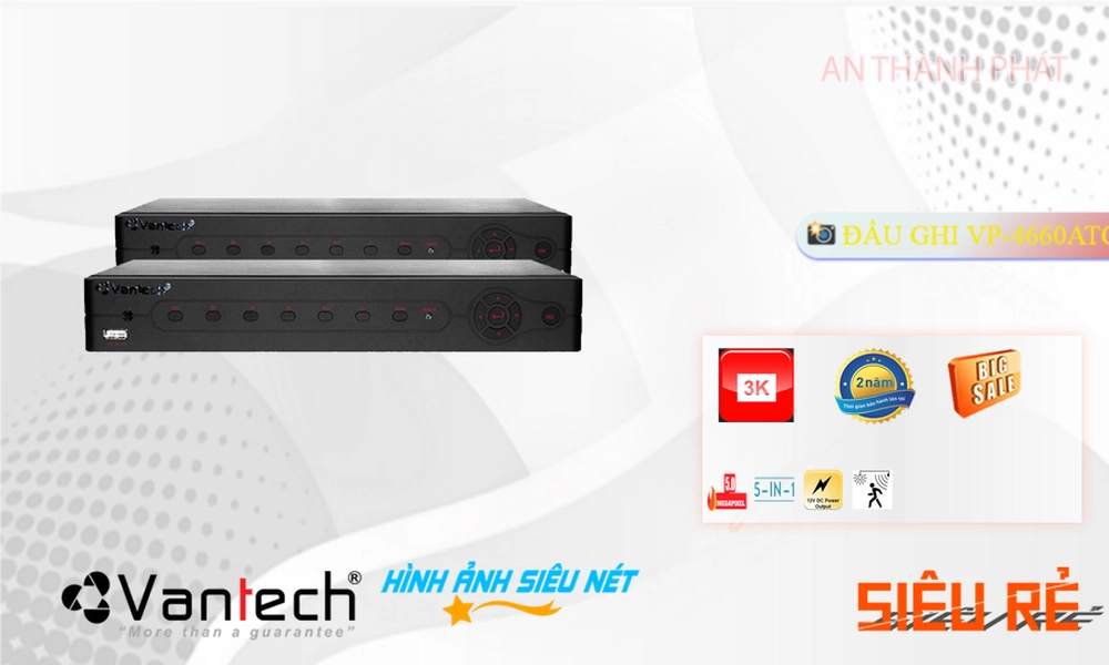 VP-4660ATC Đầu ghi Camera VanTech Giá tốt VP-4660ATC Đầu ghi Camera VanTech Giá tốt