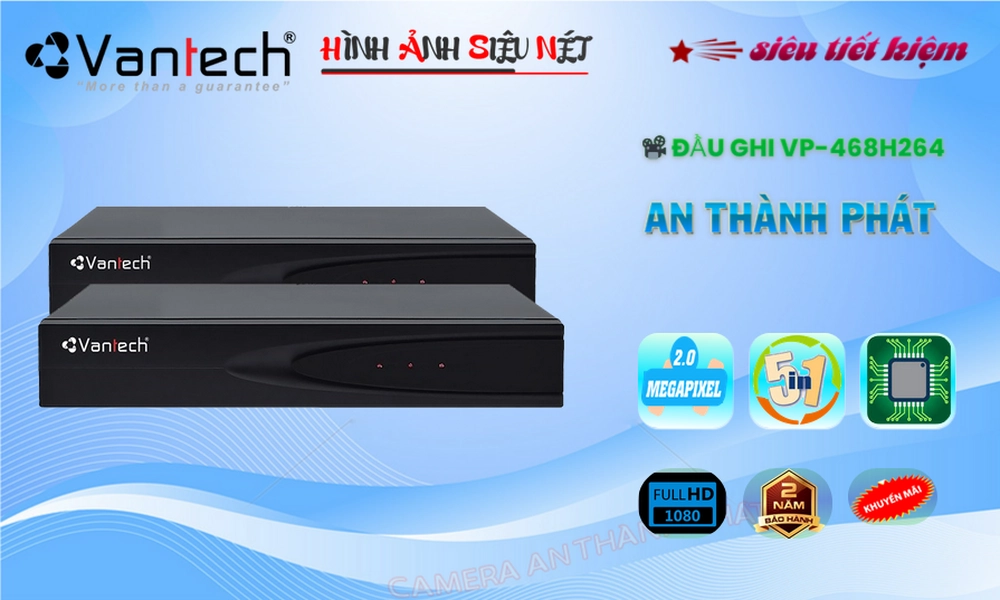 VP-468H264 Đầu Thu VanTech VP-468H264 Đầu Thu VanTech