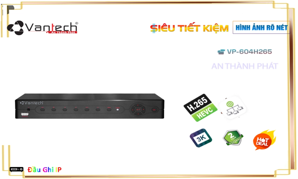 VP-604H265 Đầu Ghi Hình Giá tốt VP-604H265 Đầu Ghi Hình Giá tốt