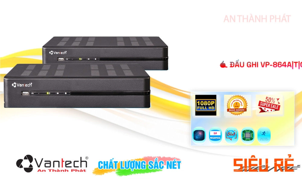 Đầu Thu KTS VanTech VP-864A|T|C Đang giảm giá ✴