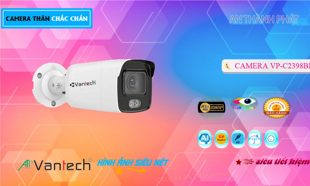 VP-C2398BP Camera Cấp Nguồ Qua Dây Mạng VanTech Giá tốt