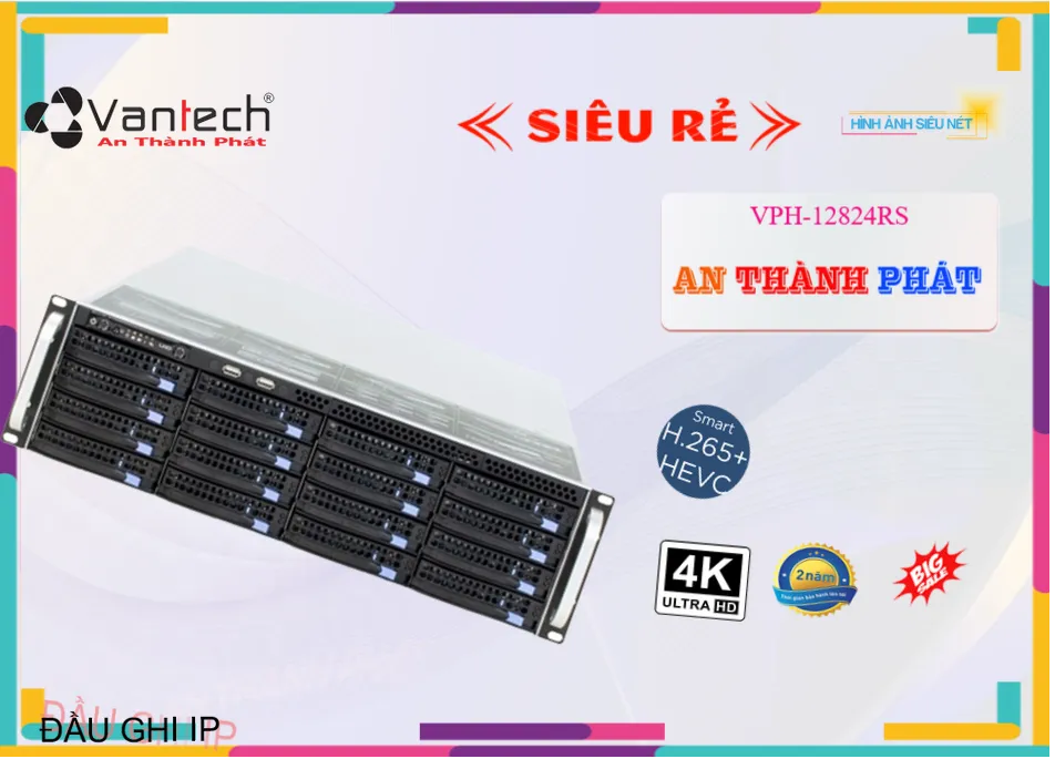Server Ghi Hình Vantech VPH-12824RS,VPH-12824RS Giá rẻ,VPH-12824RS Tốt nhất,VPH-12824RS Công Nghệ IP  Tốt nhất,VPH-12824RS Giá Khuyến Mãi,Nhà Phân Phối VPH-12824RS,Điểm bán VPH-12824RS,VPH-12824RS Giá rẻ,VPH-12824RS Tốt nhất