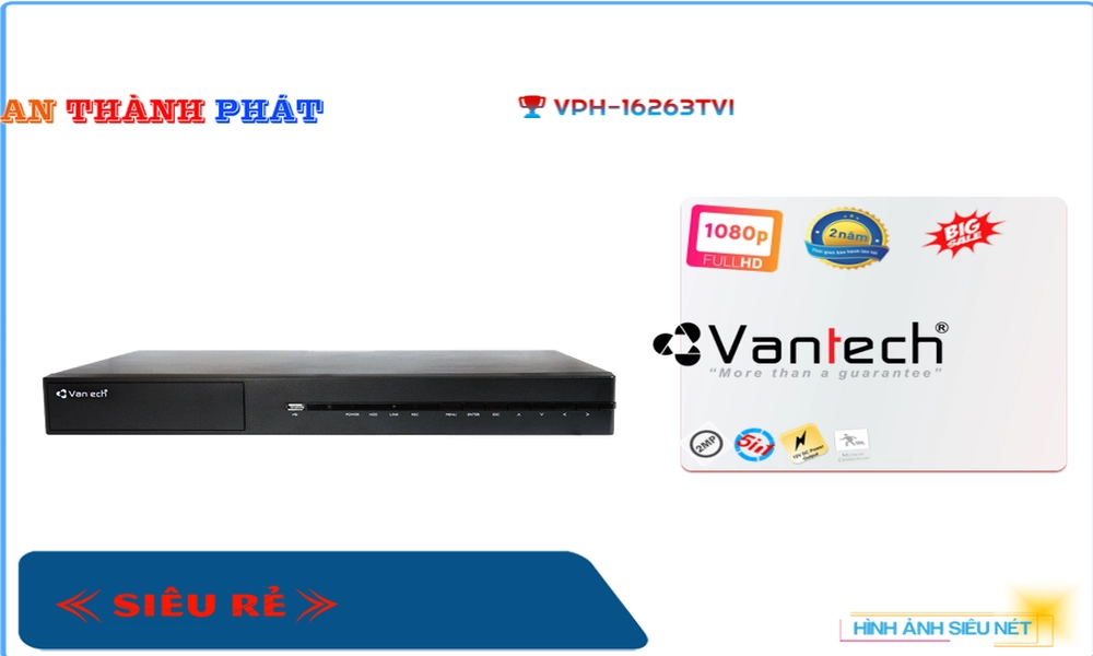 VPH-16263TVI Đầu ghi Camera VanTech Giá rẻ VPH-16263TVI Đầu ghi Camera VanTech Giá rẻ