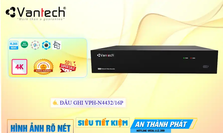 VPH-N4432/16P sắc nét VanTech