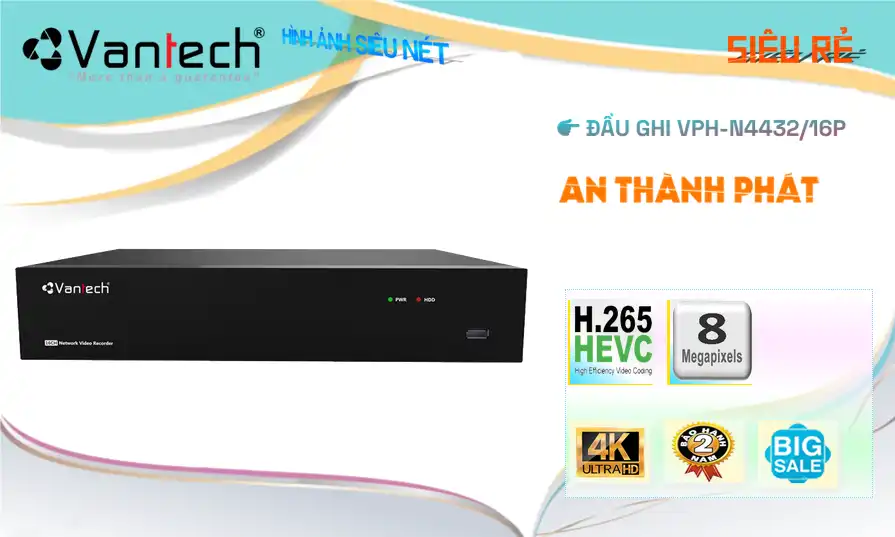 VPH-N4432/16P sắc nét VanTech