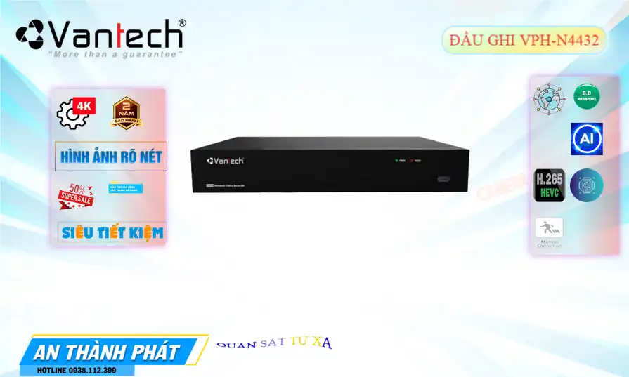 ➠  VPH-N4432 sắc nét VanTech