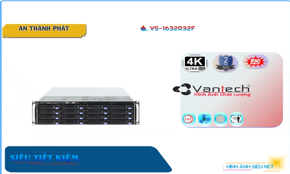 Đầu Thu VS-1632R32F VanTech ✲ Đầu Thu VS-1632R32F VanTech ✲