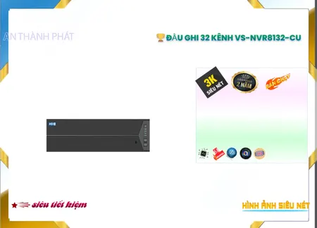 Đầu ghi Visioncop VS-NVR8132-CU Đầu ghi Visioncop VS-NVR8132-CU