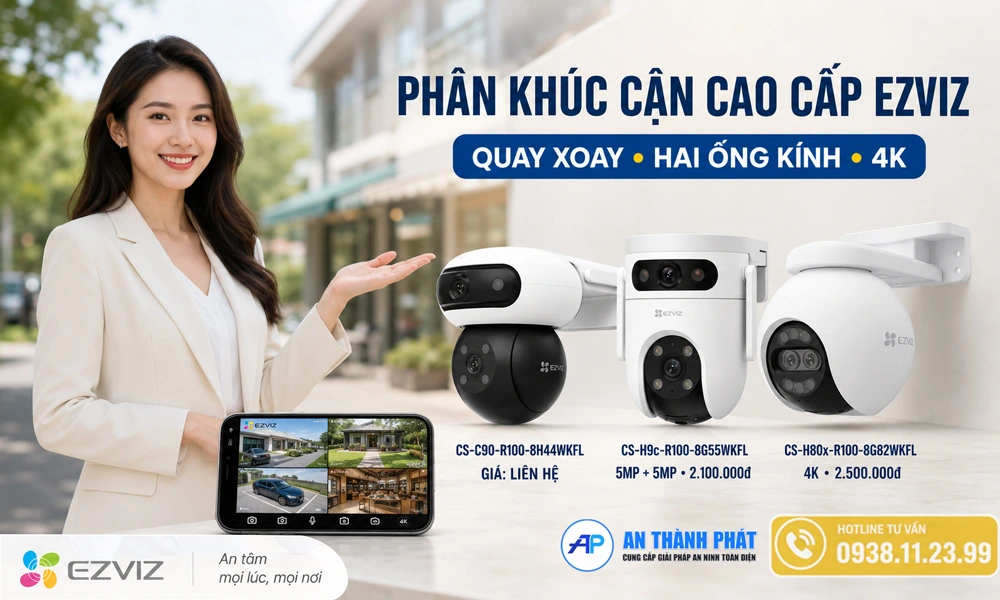 mẫu camera quan sát wifi ezviz cận cao câp