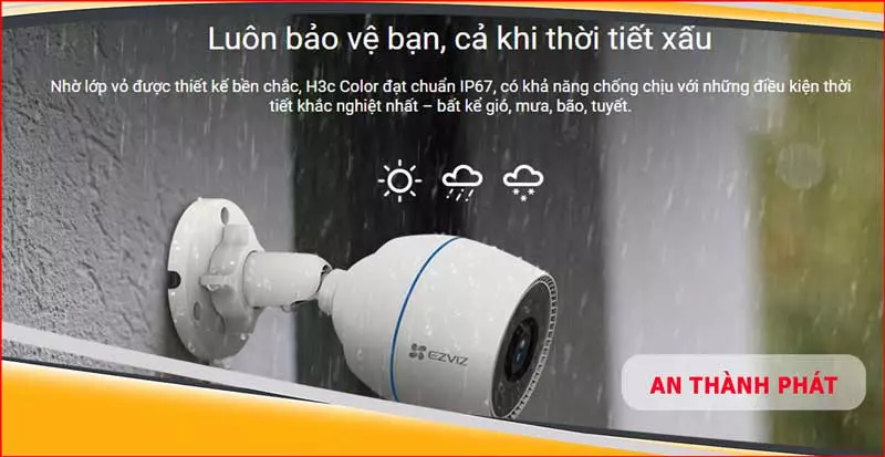 Camera ezviz CS-H3C-R100-1K2WF