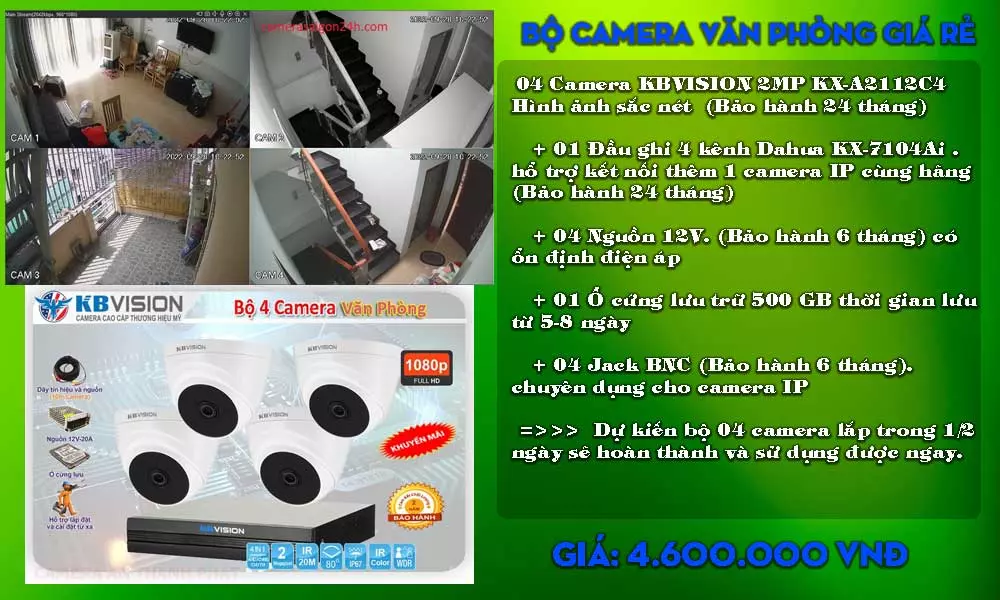 Lắp Camera Kbvision Giá Rẻ Có Tốt Không