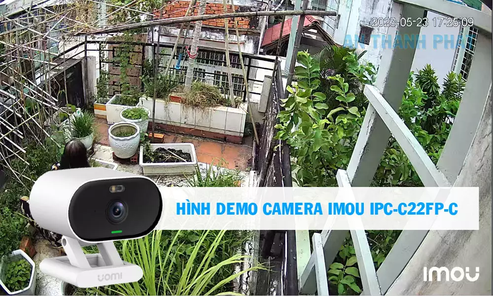 hình demo camera Imou ngoài trời IPC-C22FP-C