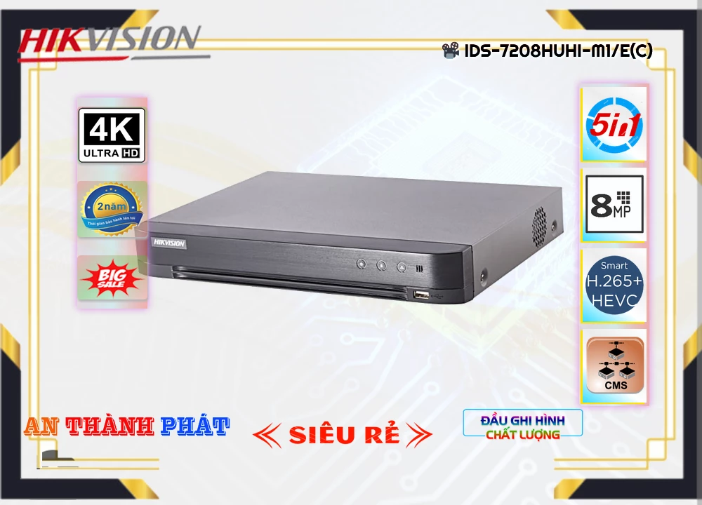 Đầu Ghi Hikvision iDS-7208HUHI-M1/E(C),iDS-7208HUHI-M1/E(C) Giá Hấp Dẫn,iDS-7208HUHI-M1/E(C) Tốt nhất,iDS-7208HUHI-M1/E(C) HD Anlog  Chất lượng nhất,iDS-7208HUHI-M1/E(C) Giá Khuyến Mãi,Nhà Phân Phối iDS-7208HUHI-M1/E(C),Điểm bán iDS-7208HUHI-M1/E(C),iDS-7208HUHI-M1/E(C) Giá Hấp Dẫn,iDS-7208HUHI-M1/E(C) Tốt nhất
