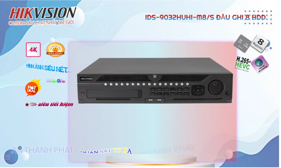 ➠  iDS-9032HUHI-M8/S sắc nét Hikvision