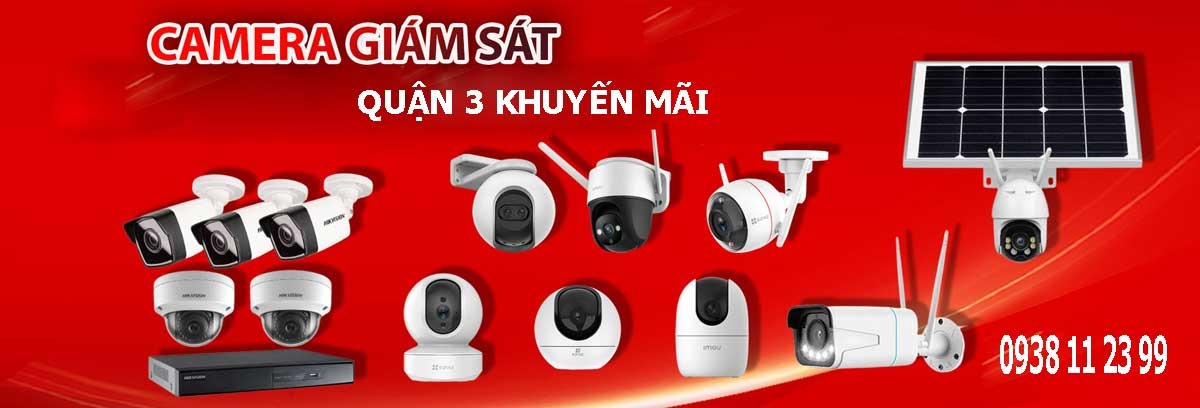 Lắp camera quan sát quận 3 giá rẻ